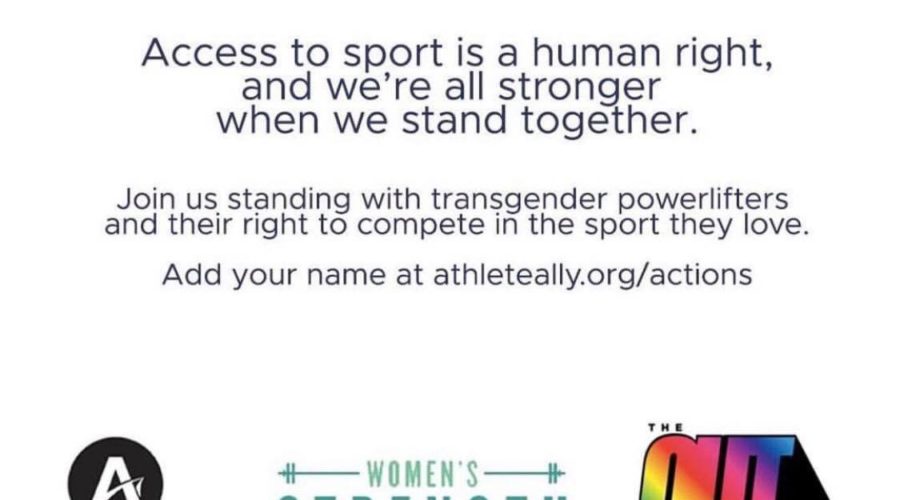 I Stand with Trans Powerlifters